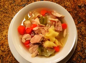 nana's easy kosher chicken noodle soup