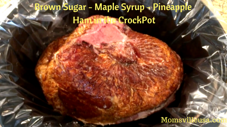 Brown Sugar – Maple Syrup – Pineapple Ham in the Crockpot